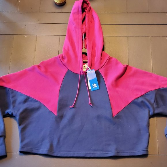 ADIDAS OVERSIZED CROPPED SWEATSHIRT - Picture 6 of 6